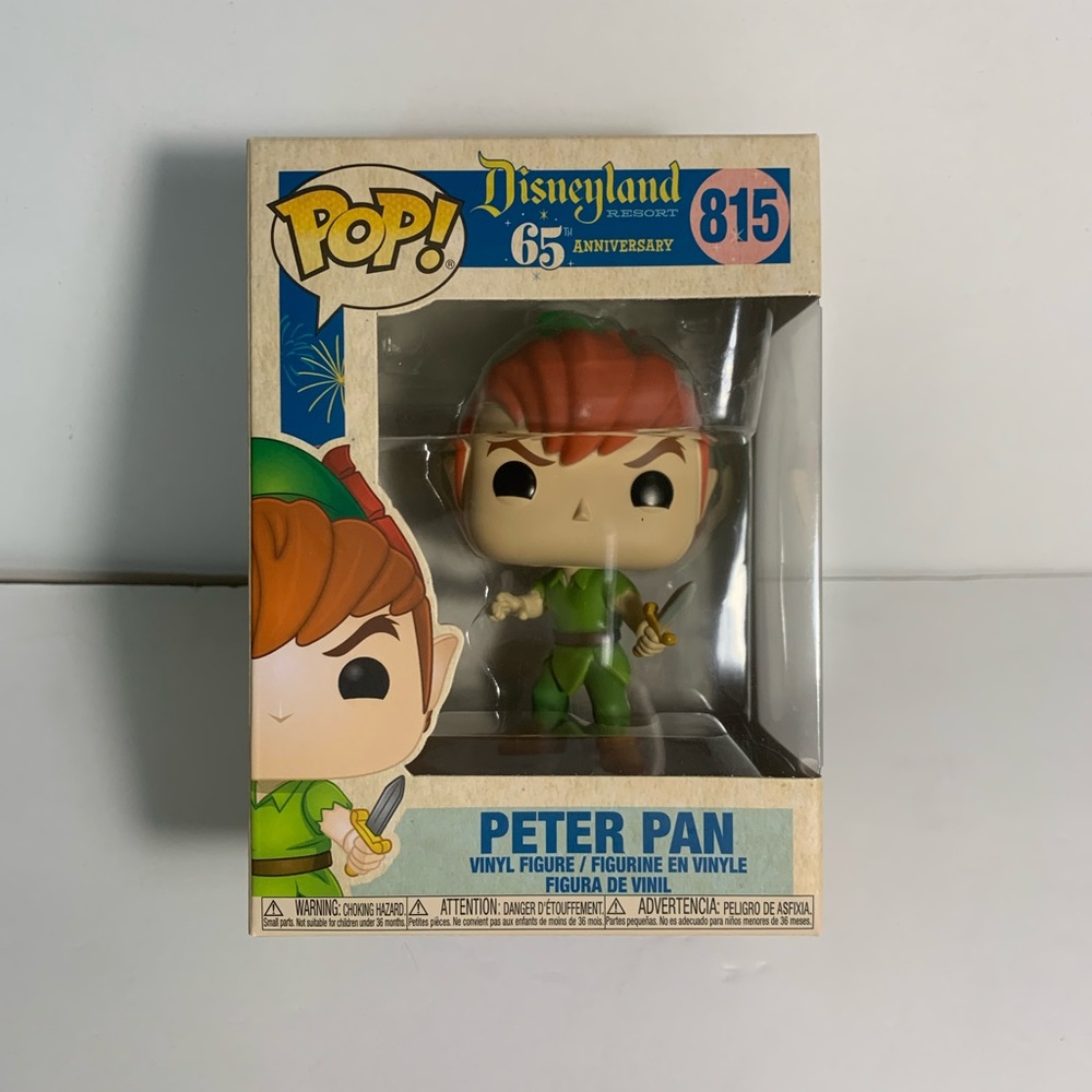 Peter Pan with Sword Funko Pop - Funko #815| 65th Anniversary- Disneyland Resort
